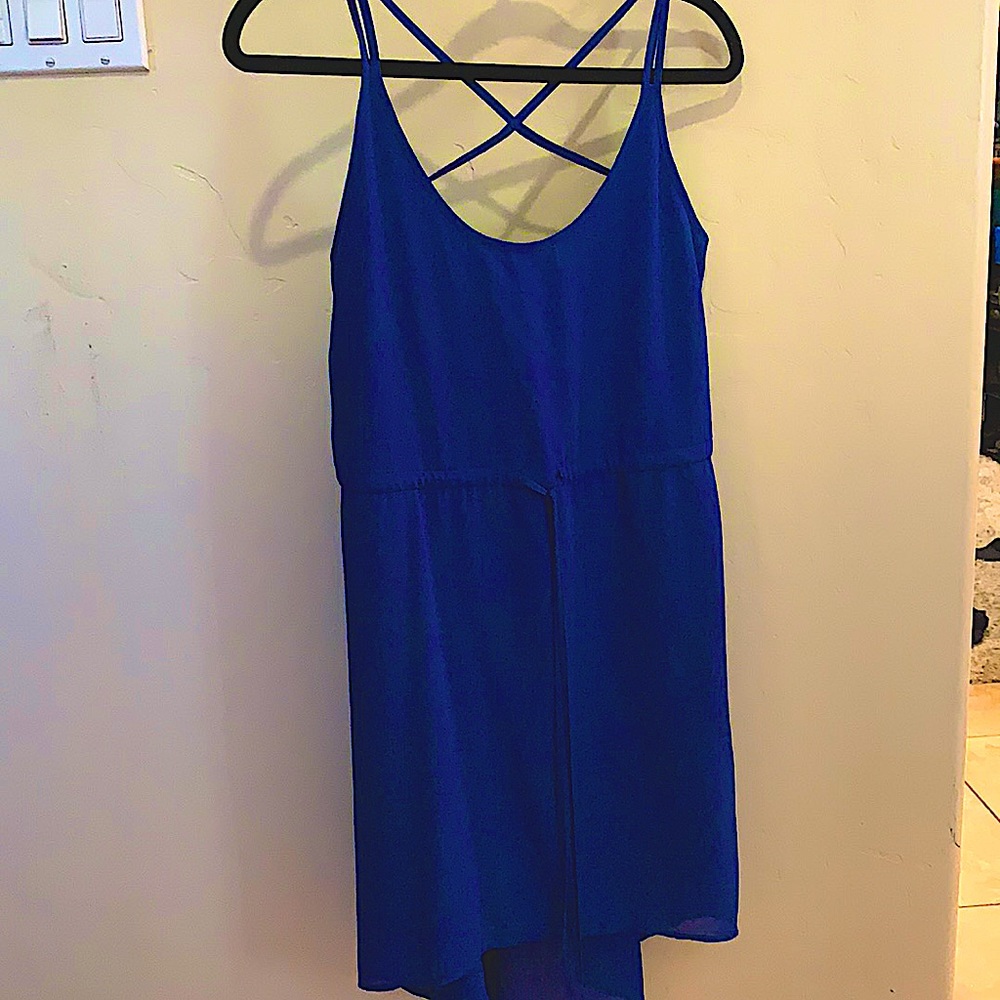 Blue Hi/low dress never worn